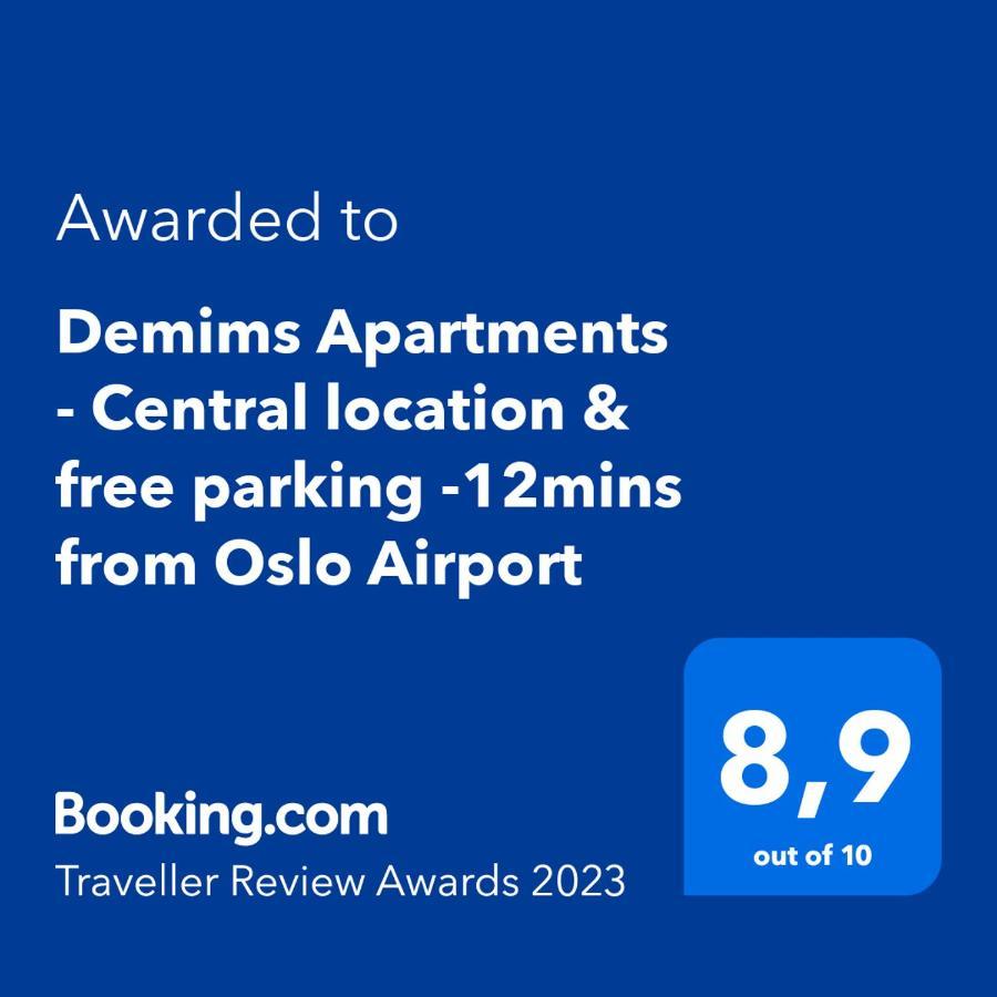 Demims Apartments Lillestrom - Central Location & Parking Exterior photo