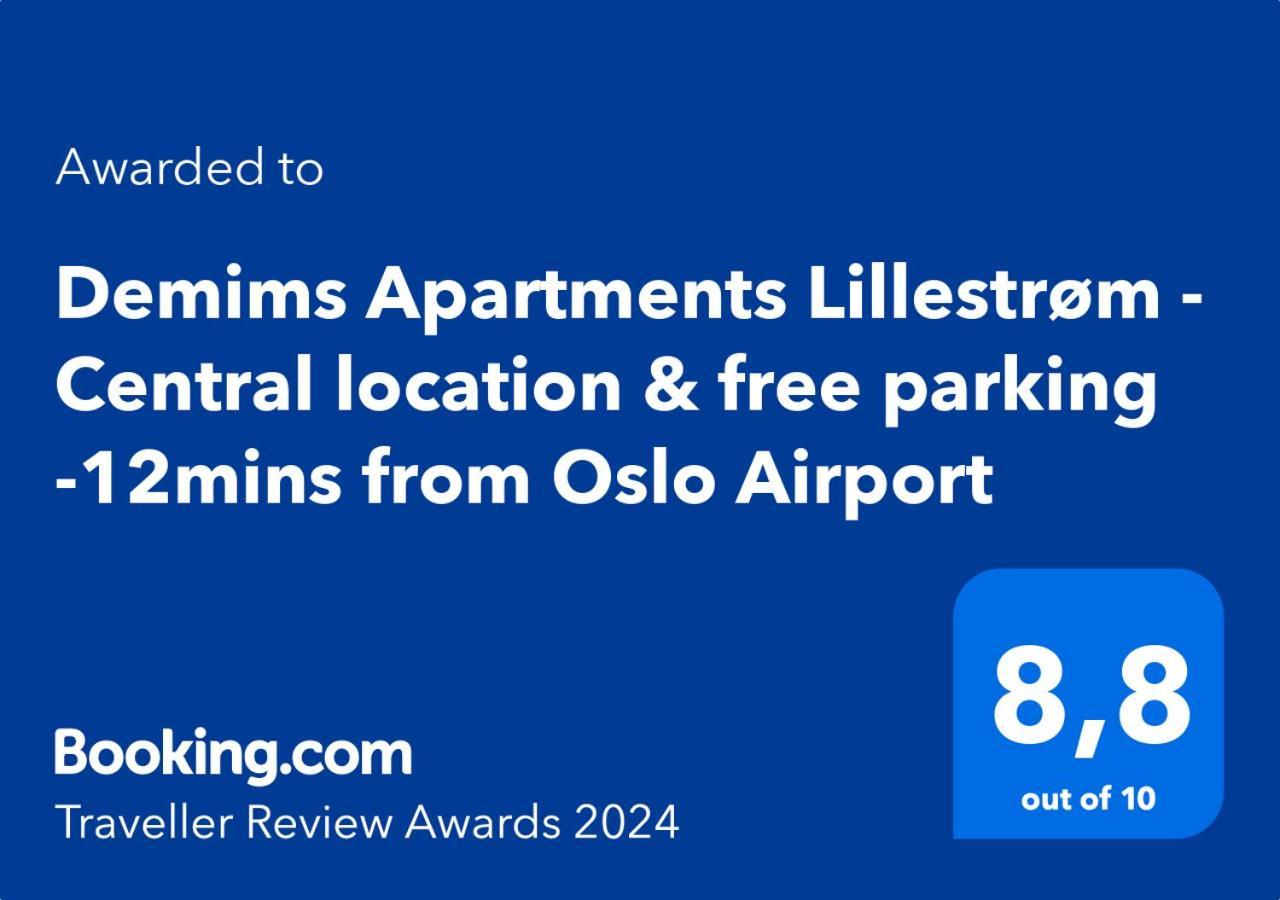 Demims Apartments Lillestrom - Central Location & Parking Exterior photo